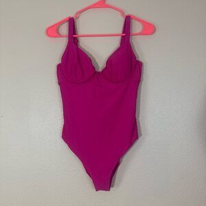 Andies Women's Magenta One Piece Swimsuit S D/DD